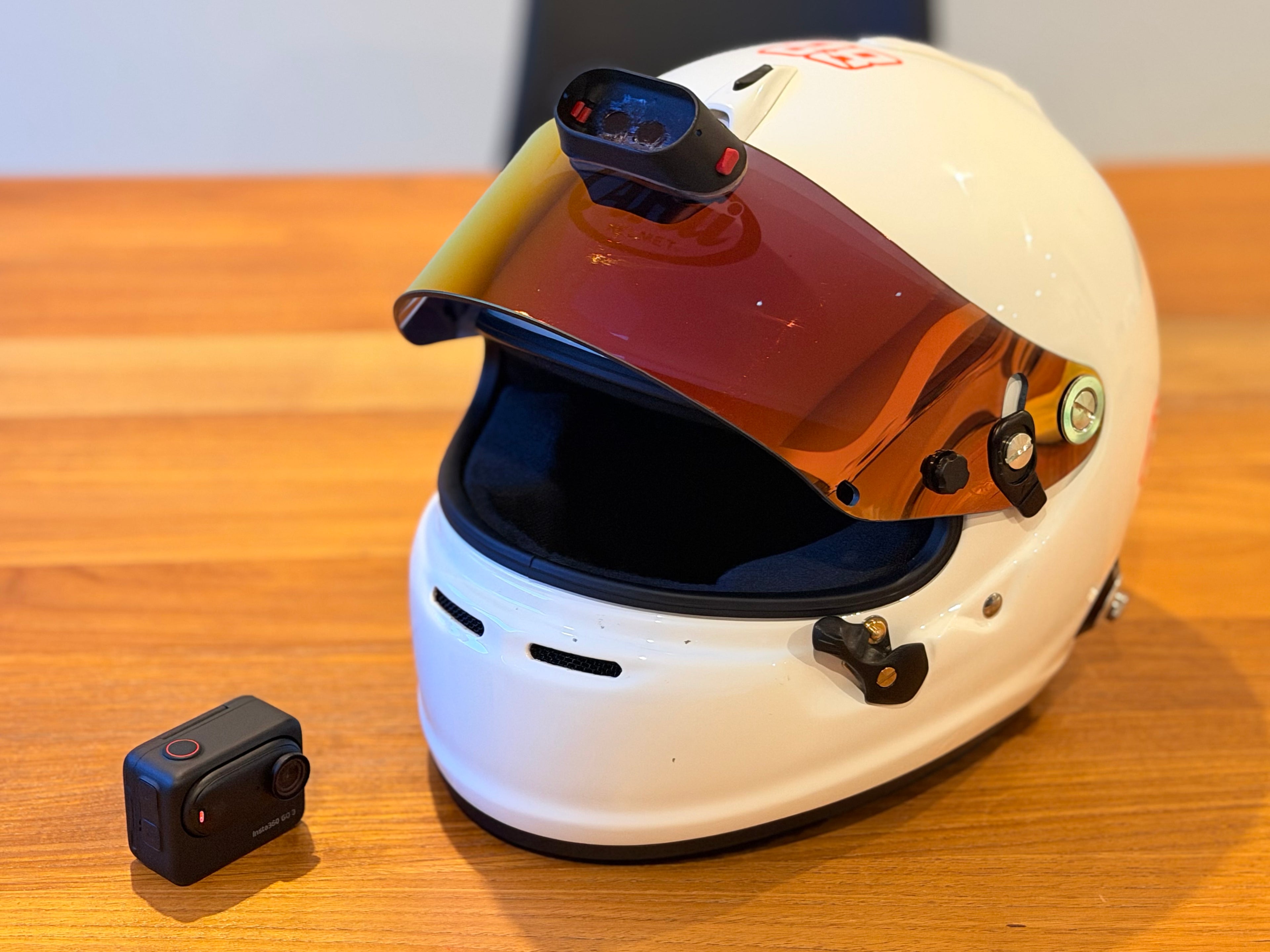 VisorGO - Helmet mount for Insta360 GO 3 & 3S action cameras